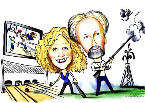 30th anniversiary caricature