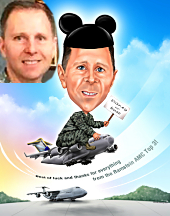airforce caricature retirement gift (174K)
