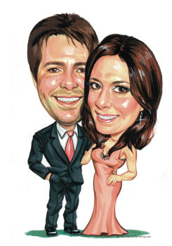 happy couple caricature(21K)