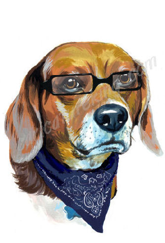 Unique pet caricature gifts for pet lovers who love their pets. Dog ...